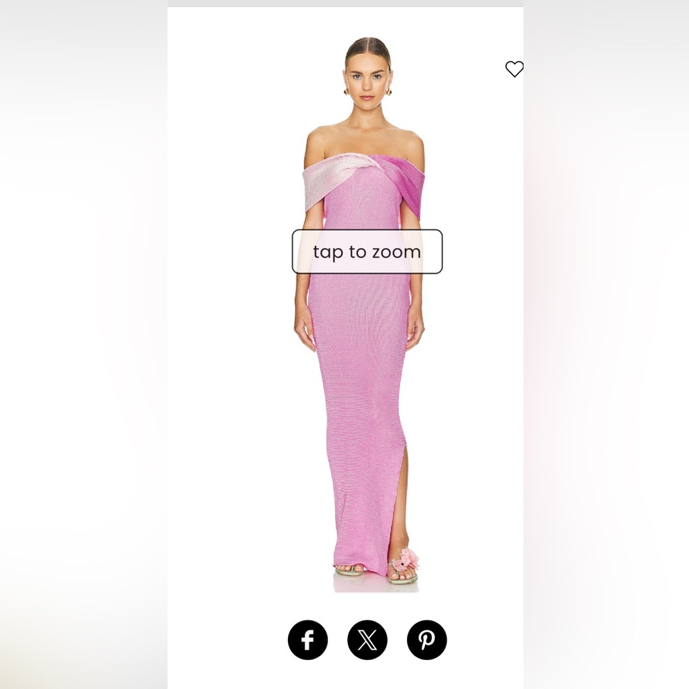 Elegant Pink Off-Shoulder Dress